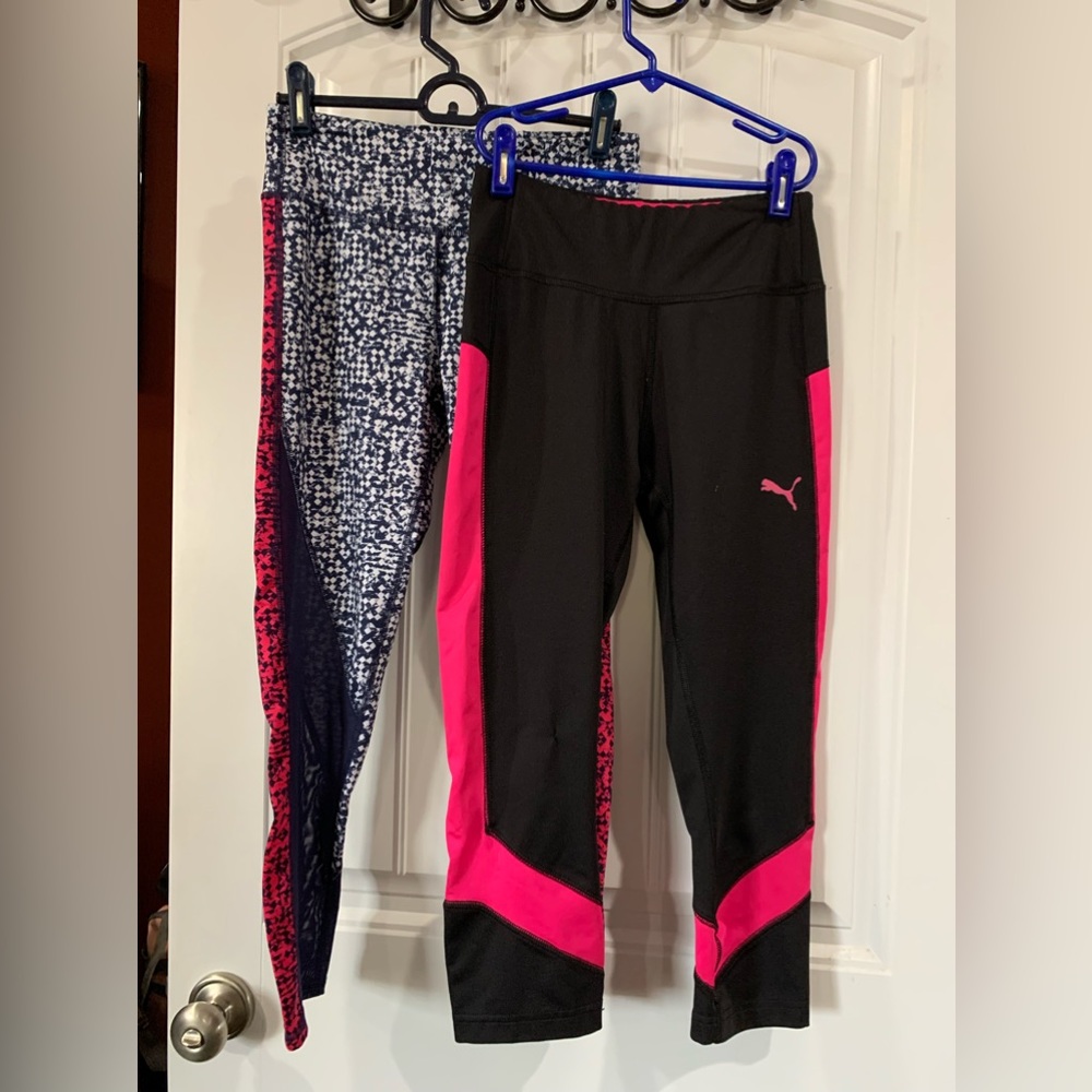 2 pair of puma legging Sz Small
